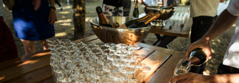service champagne gers événement mariage le fou gascon