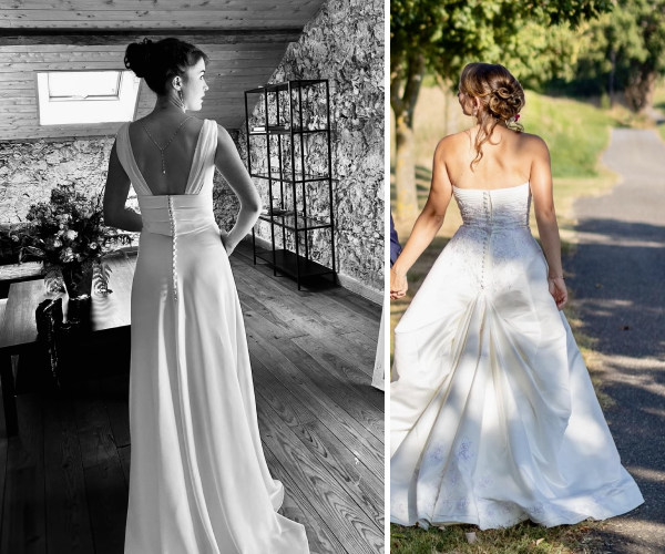 création robe de mariée sur mesure Sara Ricardo GEM